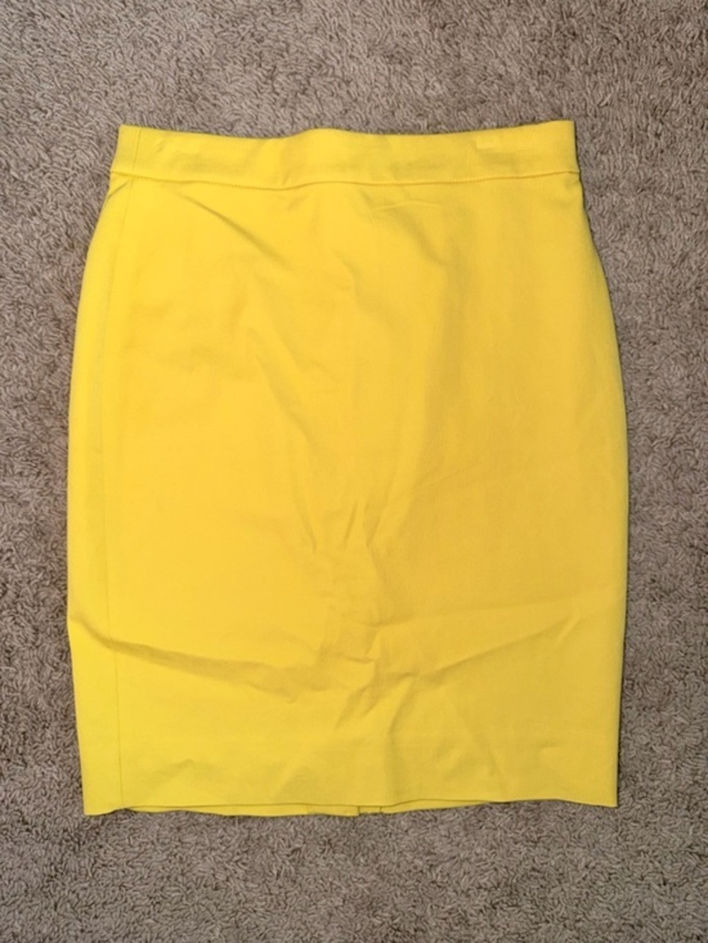 J. Crew Women’s Yellow No. 2 Mini Pencil Skirt size 0P NWT!